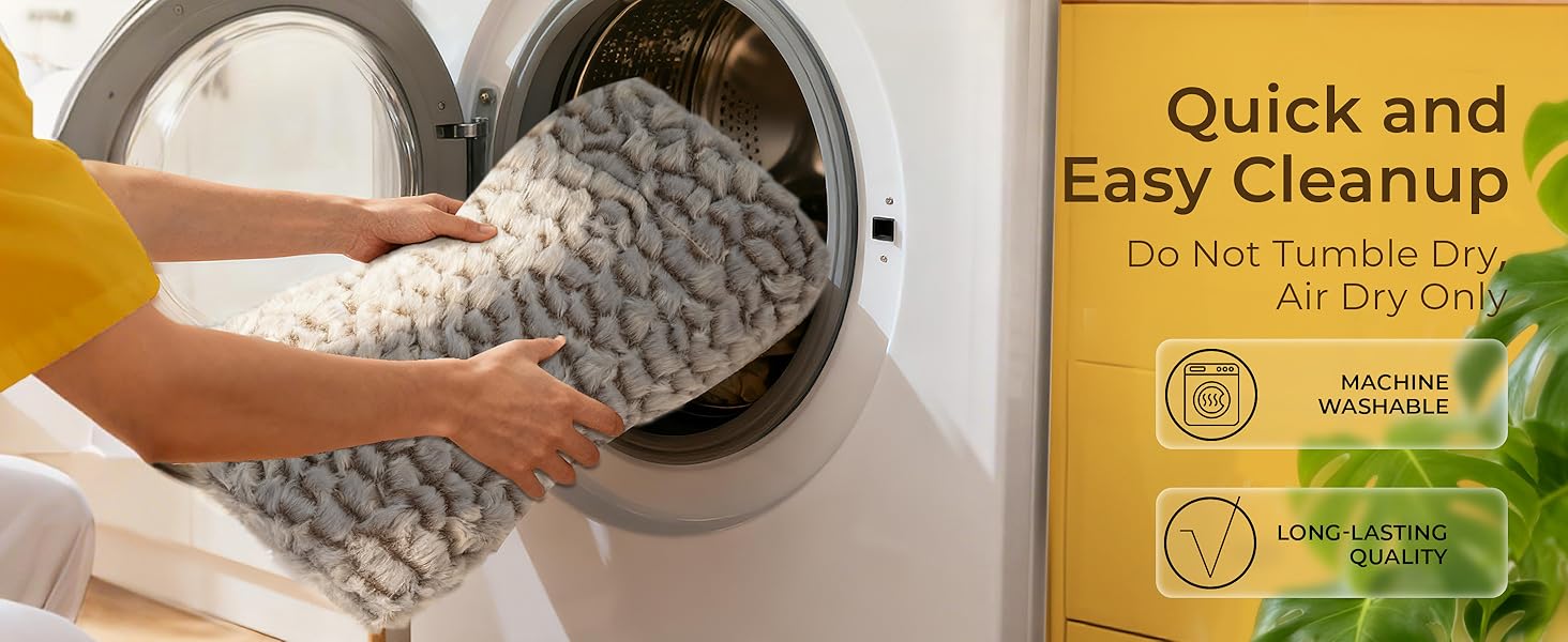 machine washable easy clean