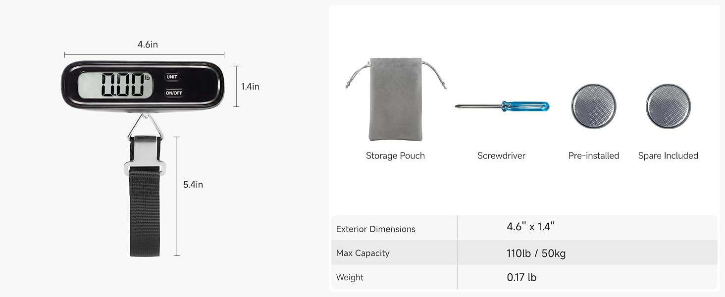 bascula digital para maletas de viaje; balanza para maletas de viaje; travel luggage scale