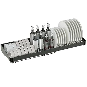 dish rack over the sink