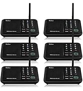 Wuloo Intercoms Wireless for Home 5280 Feet Range 10 Channel 3 Code, Wireless Intercom System for...