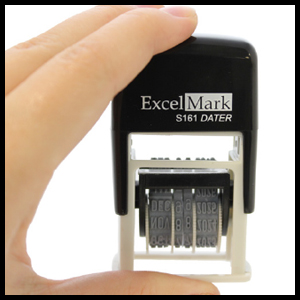 Slightly push up the base of the stamp