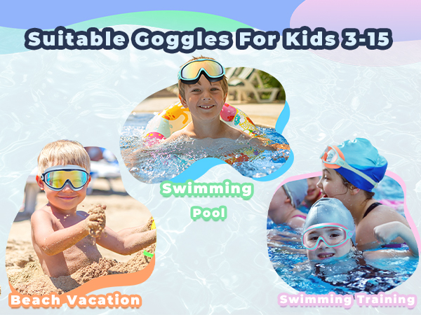 swim goggles for kids 8-14
