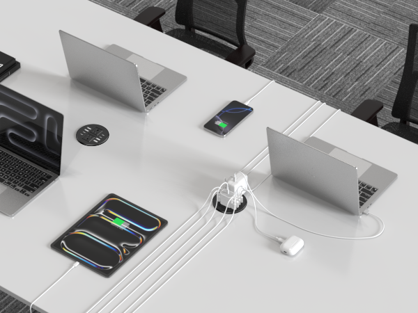 desk power grommet