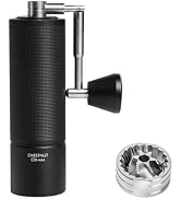 TIMEMORE C3S Max Pro Black Manual Coffee Grinder, Stainless Steel, 25g Capacity, Adjustable Coars...