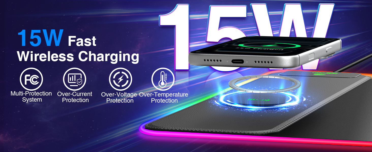 wireless charging mousepad