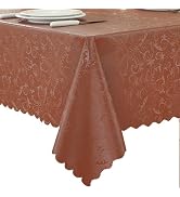 HOMOHEINI Rectangle Table Cloth,100% Waterproof Tablecloth Oil Proof Spill Proof Vinyl Table Clot...