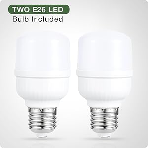 Dual LED bulb included