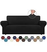 CWK Stretch Couch Covers for 3 Cushion Couch Sofa Spandex Non-Slip Soft Couch Sofa Cover Slipcove...