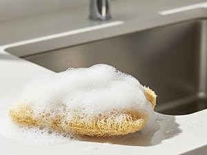 natural loofah dish sponge