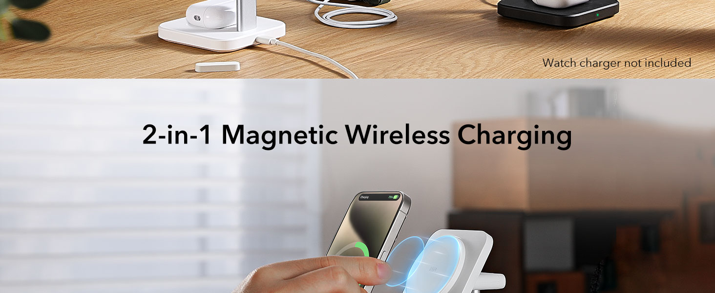 2 in 1 magsafe charger stand