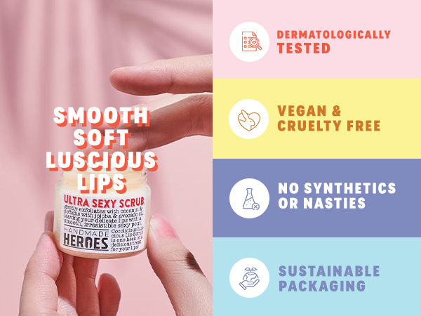 Luscious Lip ScrubCoconut Sorbet Smooth Soft Luscious Lip Scrub Gentle Exfoliant Nourishing Lip Care