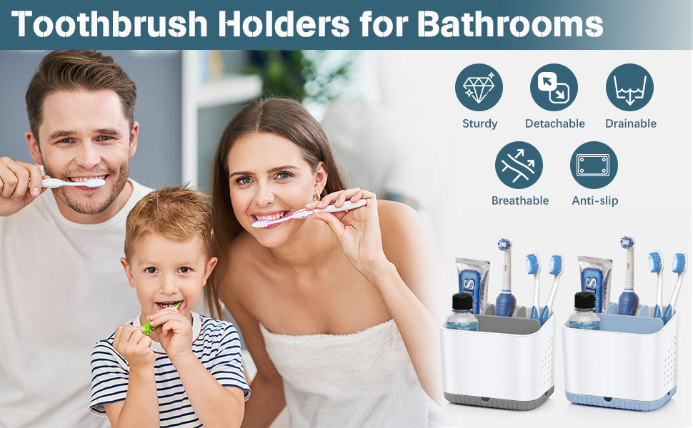 toothbrush holders for bathrooms