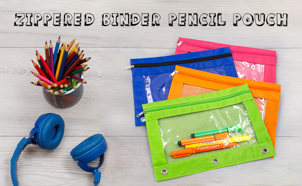 3 ring binder pouch