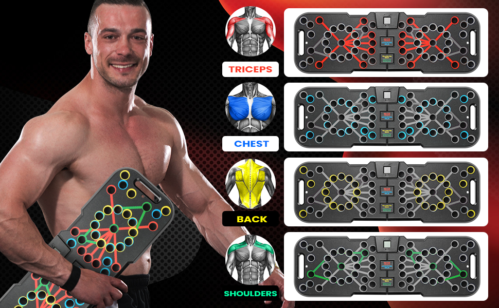 Multi-purpose push-up board