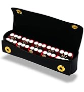 Luck Lab Grade AAA 19mm Casino Dice with Razor Edges and Matching Serial Numbers Set of 5 and Lea...