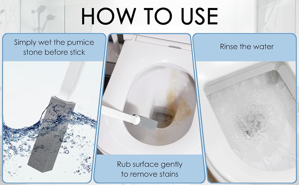 toilet pumice stone with handle