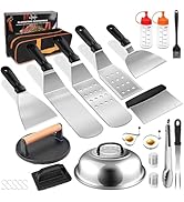 Blackstone Griddle Accessories Kit, 24Pcs Grilling Accessories Set for Blackstone and Camp Chef, ...