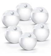 AMIR Newest Mini Motion Sensor Light Battery-Powered, Cordless Stick-on LED Night Light, Wall Lig...