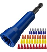 GIVEUBED Wire Nut Driver, Spin Twist Wire Connector Socket, Fathers Day Gifts, Wire Connector Dri...