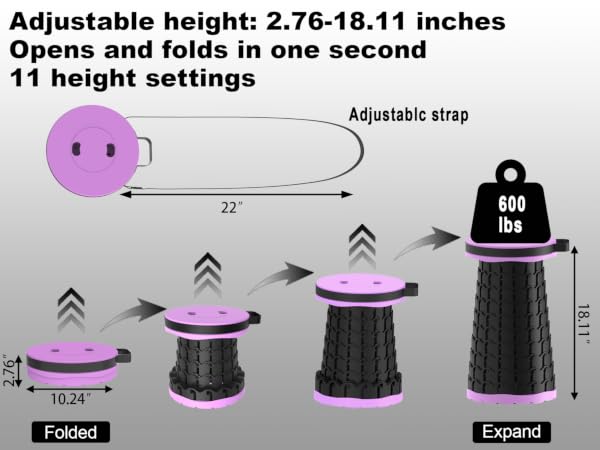 telescoping stool,portable folding stool,camping chair,foldable stool,camping stool