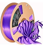 OVV3D Silk PLA Filament 1.75mm, Upgrade Purple PLA Filament 3D Printer Filament, Silk Purple 3D P...