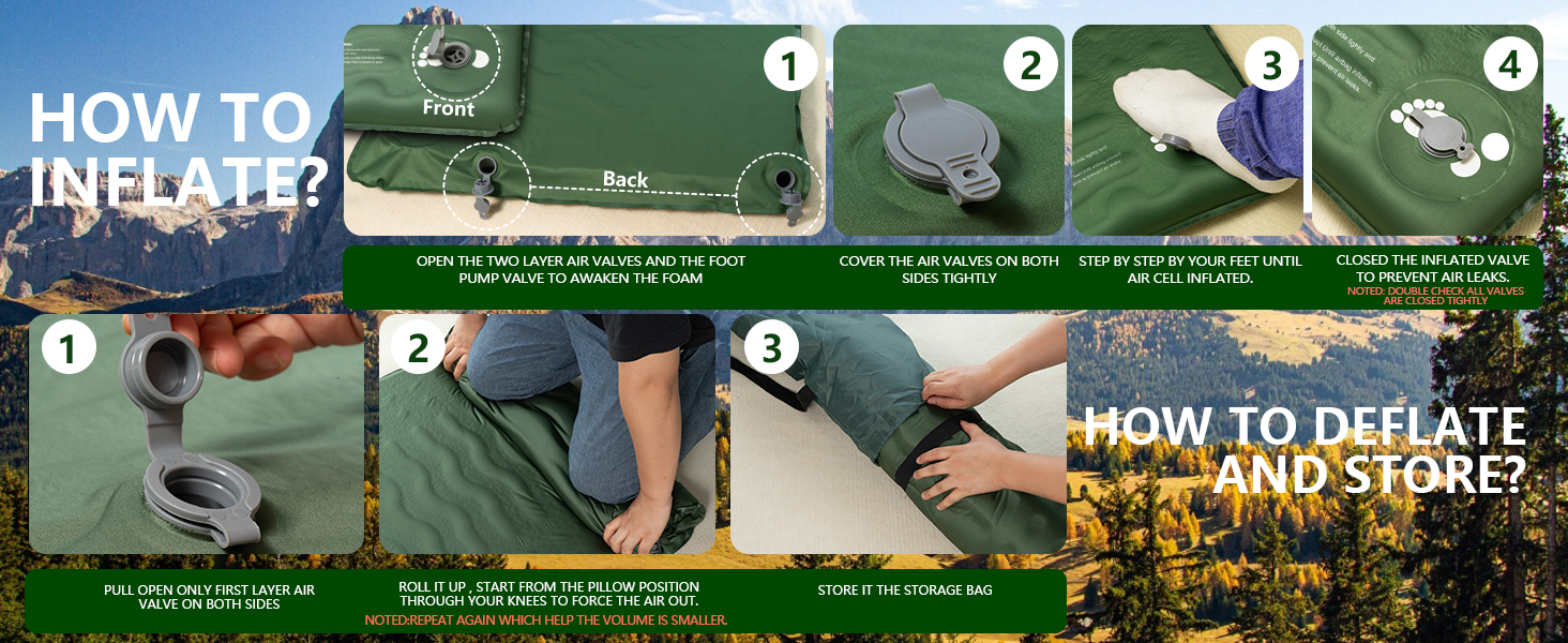 memory sleeping pad