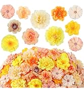 ATTGREAT 210 Pcs Mini Silk Flower Heads Small Fake Rose Daisy Faux Flowers Bulk for Crafts Artifi...