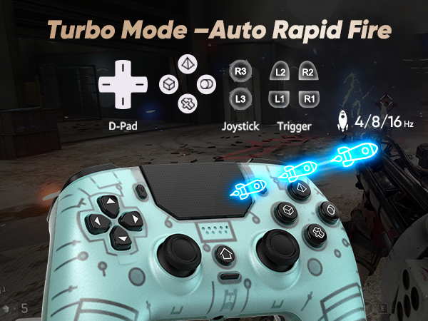 BETMI controller for ps5 turbo
