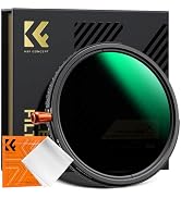 K&F CONCEPT 82mm Black Diffusion Mist Effect 1/4 & Variable ND2-32(1-5 Stops) & Circular Polarizi...
