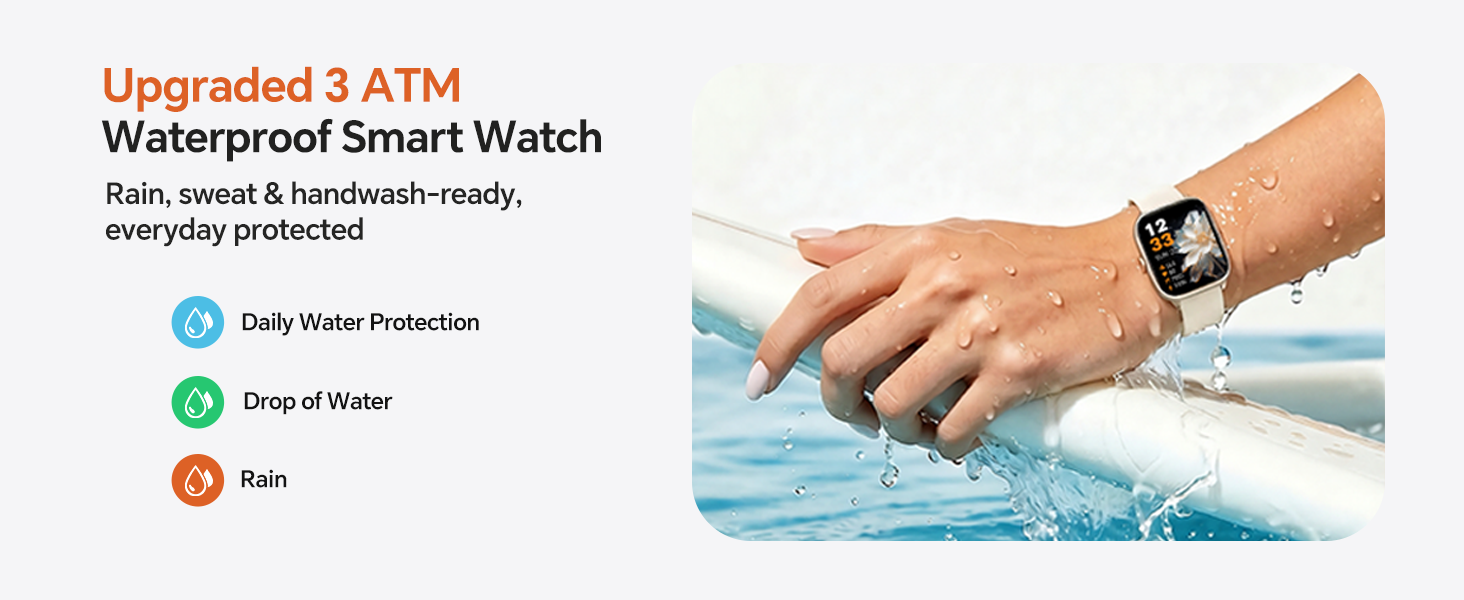 waterproof smart watch