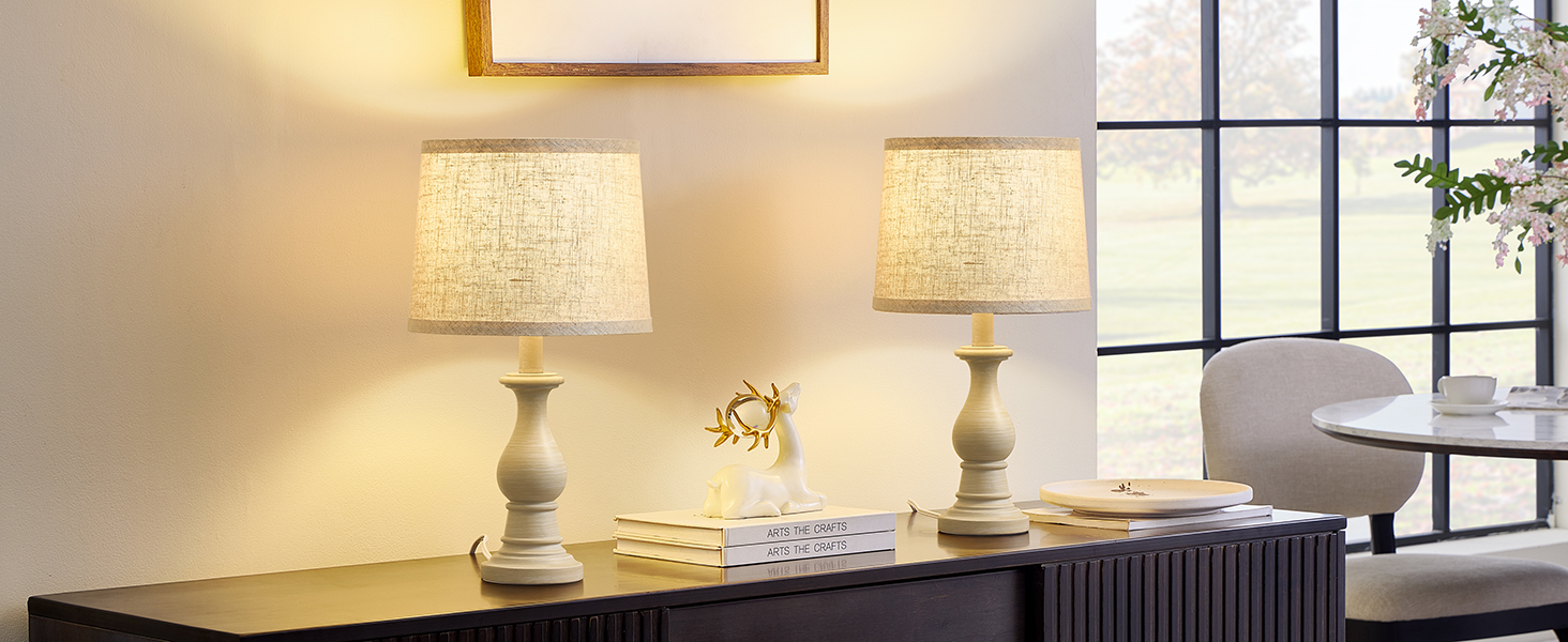 bedside lamps set of 2