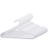 Plastic Kids Hangers 60 Pack Non-Slip Baby Clothes Hangers for Closet, Children & Teenager Clothi...