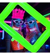 Mega-L Glow in The Dark Party Supplies, 2 Pcs Inflatable Neon Balloons Suit | Fluorescent Green P...