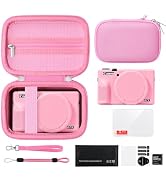 TLKOA Camera Case for Canon PowerShot G7X Mark III Digital Camera | Hard Carrying Case + Soft Sil...