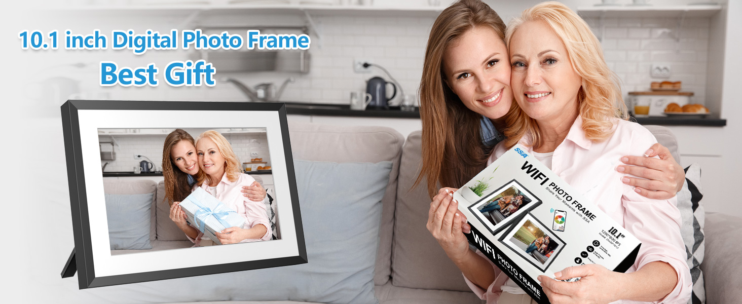 10.1 Inch WiFi Digital Picture Frame Digital Photo Frame