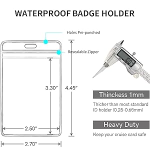 Water- Resistance ID Holder