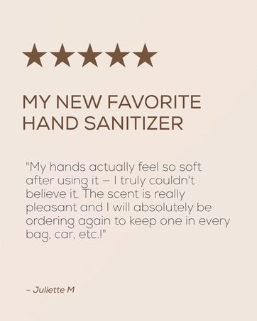 new favorite hand sanitizer