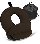 BUYUE Kids Travel Pillows for Airplane, Memory Foam 360° Head Support Sleeping Essentials for Boy...
