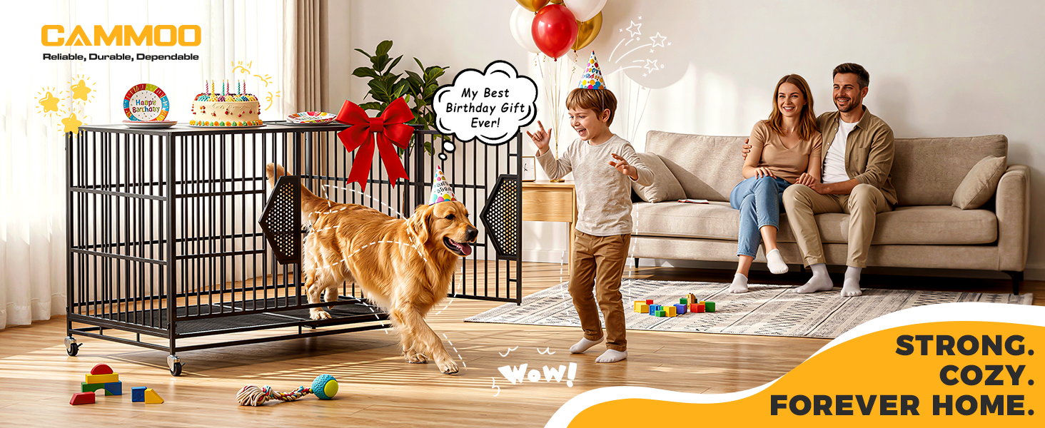 heavy duty dog crate