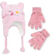 Toddler Winter Hat and Mittens for Boys & Girls Ages 2-4 Years Old or Fleece Lined Hat & Kids Glo...