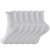 Nymmoata 6-Pack Mesh Pilates Socks: Cute Woman Grip Socks for Yoga Girls Aged 18-28 - Breathable ...