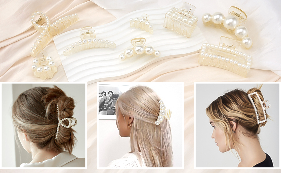 Pearl Claw Clip