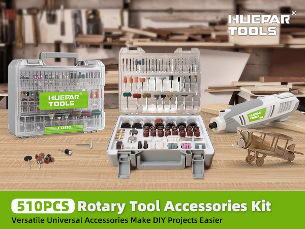 Huepar Tools RT510 Rotary Tool Accessories Kit