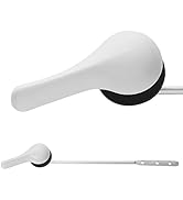 Qualihome Universal Toilet Handle Replacement Kit - White Toilet Tank Lever - Front Mount Flusher...