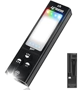BORUIT U7 Small Flashlight Super Bright with 365nm UV, Red Blue Green Side Light, Magnetic, Clip ...