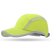 ELLEWIN Unisex Baseball Cap UPF 50 Unstructured Hat with Foldable Long Large Bill