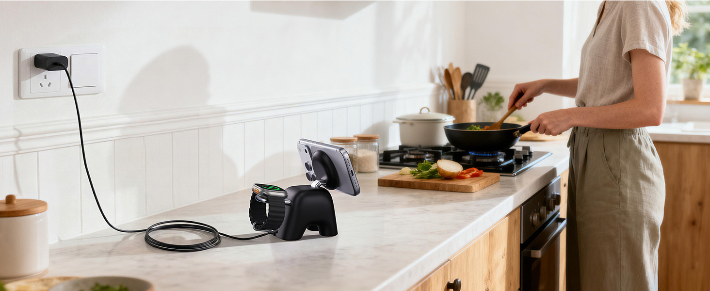 magnetic charger stand