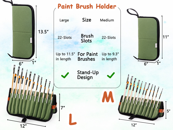 Paint Brush Holder & Organizer