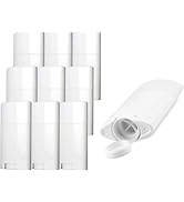 Sxminer 10 Pack 2.5oz Empty Deodorant Containers Oval Bottom Filling Refillable BPA-Free Plastic ...