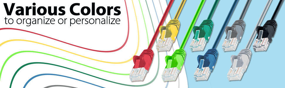 Ethernet cable Black network cable 10-pack Ethernet cables High-speed Ethernet cable Short cable